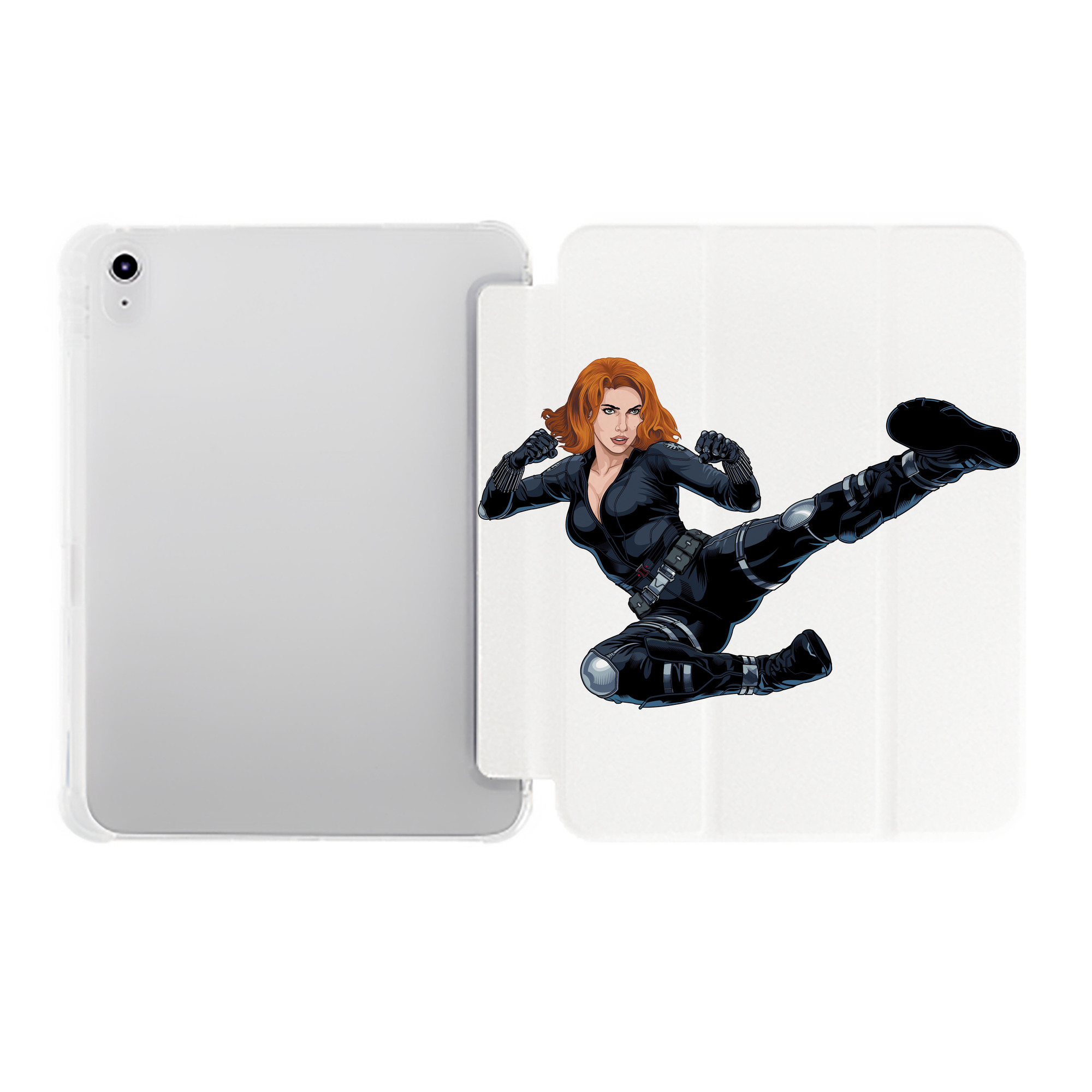 （画像用） アベンジャーズ The Avengers IPad ケース ペン収納付き 三つ折りスタンド PUレザー×シリコン 対応機種9.5/10.5/10.9インチ
